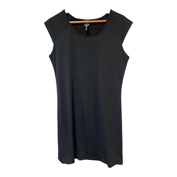 MT Collection Sheath Dress Women’s Black Sleeveless Crewneck L - Picture 4 of 9